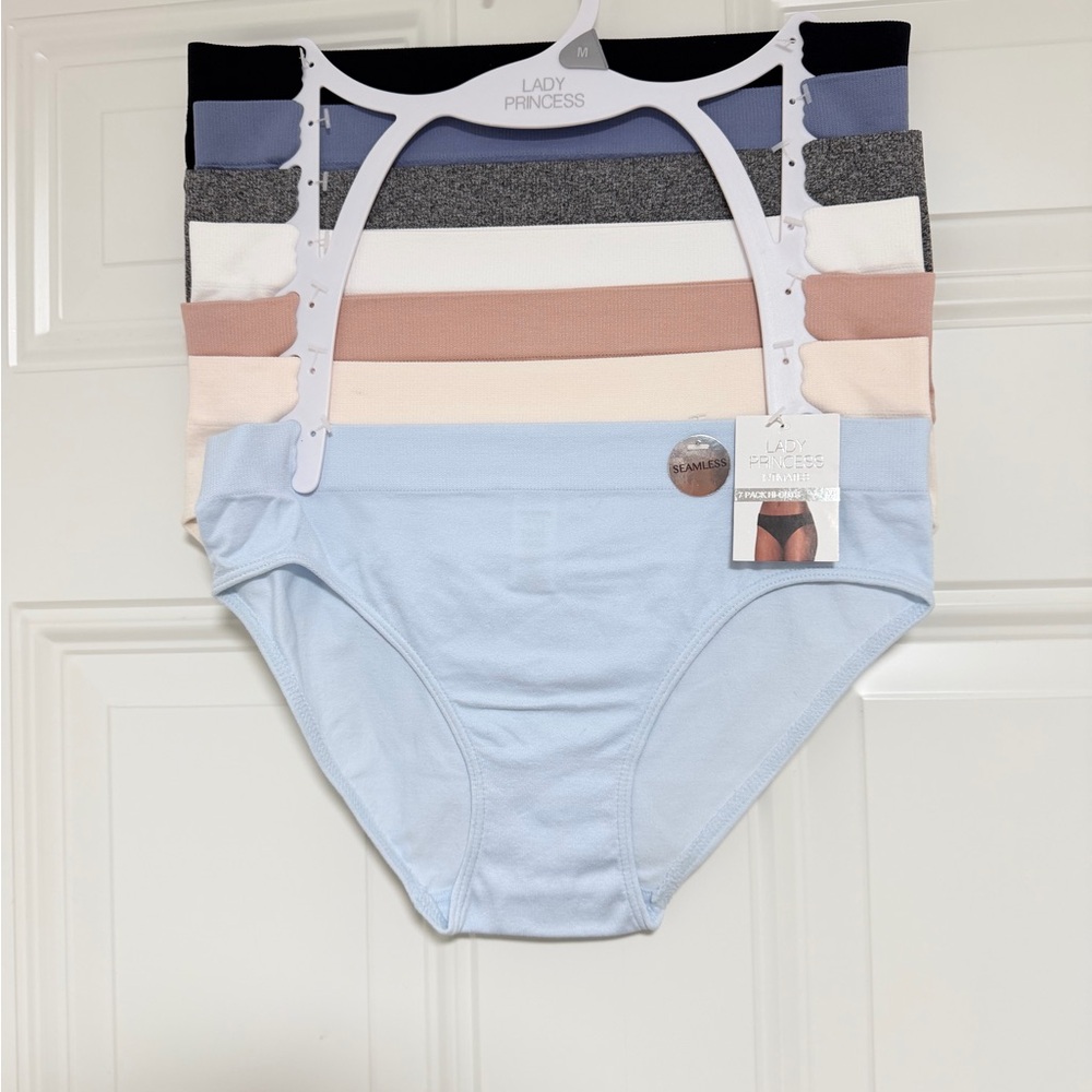 Lady Princess Seamless Bikini Briefs - Pastel Multi Pack